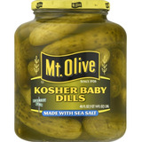 Pepinillos Mt Olive Kosher Baby Dills Sal Marina Crocantes