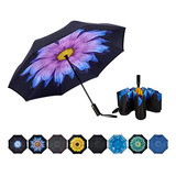 Paraguas Invertido Doble Capa Plegable Automático Noorny -