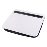 Bandeja Laptop Y Manilla Rodler 29×24×5cms Acolchado Blanco