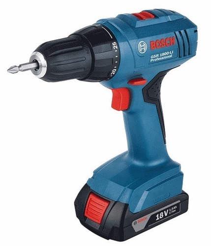 Taladro Atornillador Bosch Gsr 1800-li Con Una Bateria Color Color Bosch