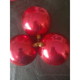Bolitas Navideñas Esferas Usadas X 3u. Dr 8,5cm 