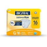 Fralda Geriátrica Bigfral Plus Prat G Com 16 Tiras