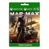 Mad Max Xbox One -  25 Dígitos