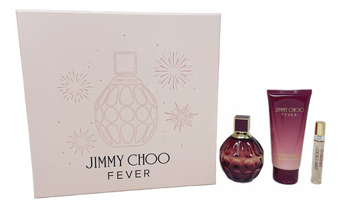 Jimmy Choo Fever Set De 3 Pz Con Miniatura Para Mujer