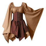 Disfraz De Elfo Renacentista Medieval Para Mujer