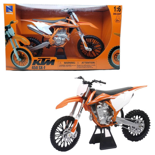 Ktm 450 Sx-f 2018 Motocicleta Escala 1:6 New Ray Toys