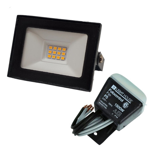 Reflector Led Exterior 10w Proyector Exterior Fotocelula 