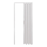 Porta Sanfonada Pvc Fortlev 210x60cm Cinza