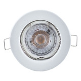 Spot Embutir Luz Fijo Blanco Lampara Dicroica Led Demasled