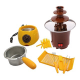 Maquina Chocolate Fondue 30 Accesorios + Cascada Chocolate 