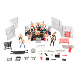 Miniset De Lucha Libre De 32 Piezas Con Minifiguras De Acció