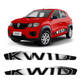 Faixas Kwid 2018 2019 2020 2021 2022 Adesivo Lateral Branco