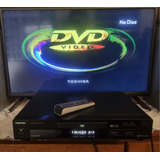 Dvd Player Toshiba Sd 100x Dts S Video Component Áudio Pcm