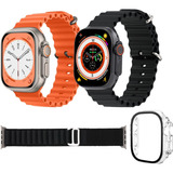 Smartwatch W68+ Ultra Series 8 Nfc Tela 2,02 Original Gps