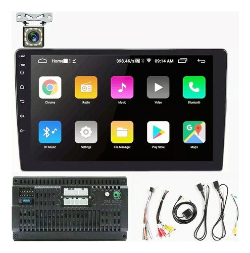 10 Pulgadas Coche Estereo Android Gps Doble Din Con Camara