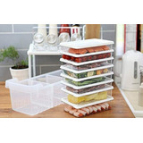 Organizador De Nevera De Cocina, Bandejas De Storage Grandes