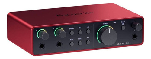 Focusrite Scarlett 2i2 Interfaz De Audio Usb-c 4ª Gen