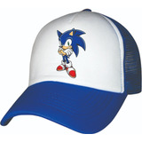 Gorra Sonic Personalizada Fiestas Cumpleaños