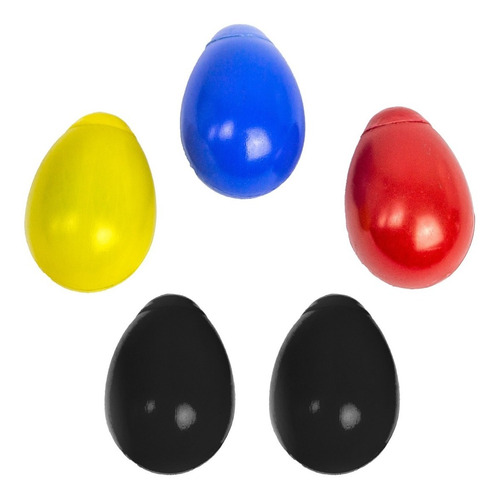 Chocalho Ovinho Colorido Ganza Percussão Egg Shaker Torelli