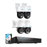 Sistema De Camaras De Seguridad Reolink 4k Zoom Optico 5x