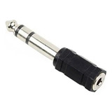 Ficha Adaptadora Plug 6,5 Stereo A Jack 3,5 Stereo Plastica 