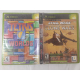 Star Wars Clone Wars & Tetris De Xbox Clásico 2 Juegos En 1