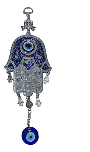 Mano De Fatima Decorativa Ojo Turco Colgante Hamsa