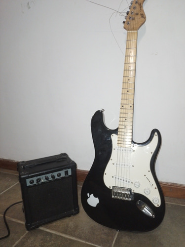  Guitarra Skp Challenger Iii Y Amplificador Skp 10w