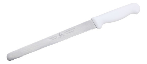 Cuchillo Sierra Para Pan 10 Pulgadas Vencort Color Blanco