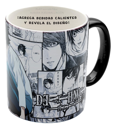 Mug Mágico Death Note Anime L Taza Termica Pocillo