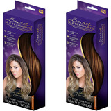 Extensiones Cabello Cafe Rojizo Medio