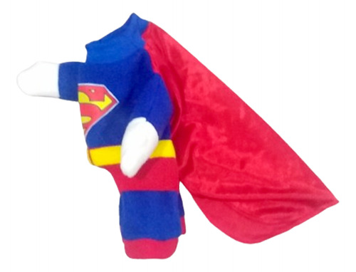 Traje Ropa Perro Gato Superman Cosplay Disfraz Xs Al Xl