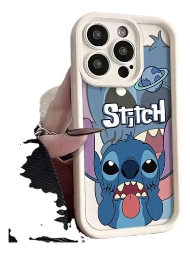 1 Funda De Teléfono De Silicona Disney Stitch Para iPhone