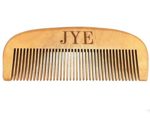 Peine Madera Bamboo Jye Barba Pelo Y Bigote Máxima Calidad