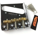 Ponte Wilkinson Telecaster Cromada Original Imperdível 