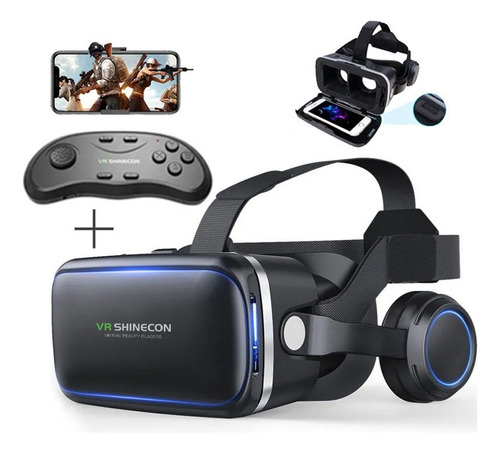 Lentes De Realidad Virtual 3d Audífonos Para Juegos Vr Y Pe