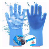 Guantes De Baño For Gatos Resistentes Al Calor Con Dientes