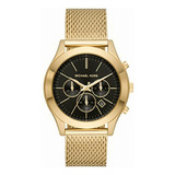 Reloj Michael Kors Mk9057 Slim Runway De Malla De Acero