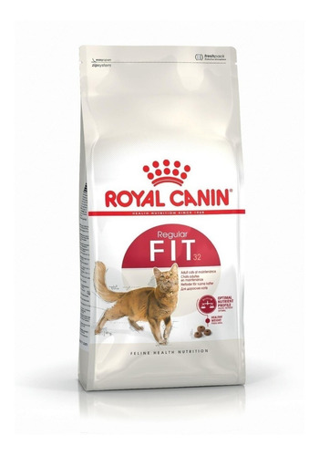 Alimento Royal Canin Feline Health Nutrition Regular Fit 32 Para Gato Adulto Sabor Mix En Bolsa De 7.5 kg