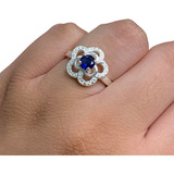 Anillo Flor Con Piedra Ideal Regalo Mujer Ap 383