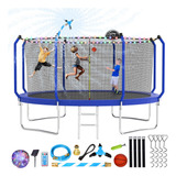 Lyromix Trampolin De 14 Pies Para Ninos Y Adultos, Cama Elas