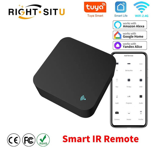 Control Remoto Inteligente Wifi Ir, Compatible Con Alexa