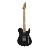 Guitarra Elétrica Tagima Classic Series T-550 De  Amieiro 2022 Black Com Diapasão De Bordo