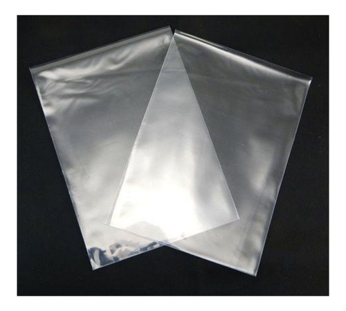 1000 Envelopes De Plástico Transparente Liso Saquinho Embalar Mídia Encarte De Dvd Saco S/aba S/cola 14x19cm Resistente
