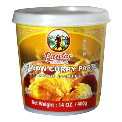 Pasta De Curry Amarelo Pantai Thailandia 400g