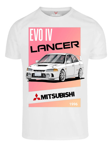 Playera Mitsubishi Lancer Evo Iv 1996 Jdm Tuning Rally Sport