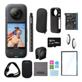 Câmera Insta360 X3 + Selfie Stick + Cartão 128gb+ Acessórios