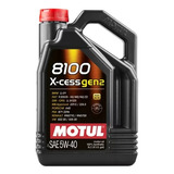 Motul 8100 X-cess 5w40 Sintético X 5lts