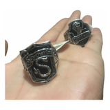 Paquete Anillos León Gry + Serpiente Sly Talla 9 