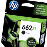 Cartucho De Tinta Hp 662xl Cz105ab Preto Original